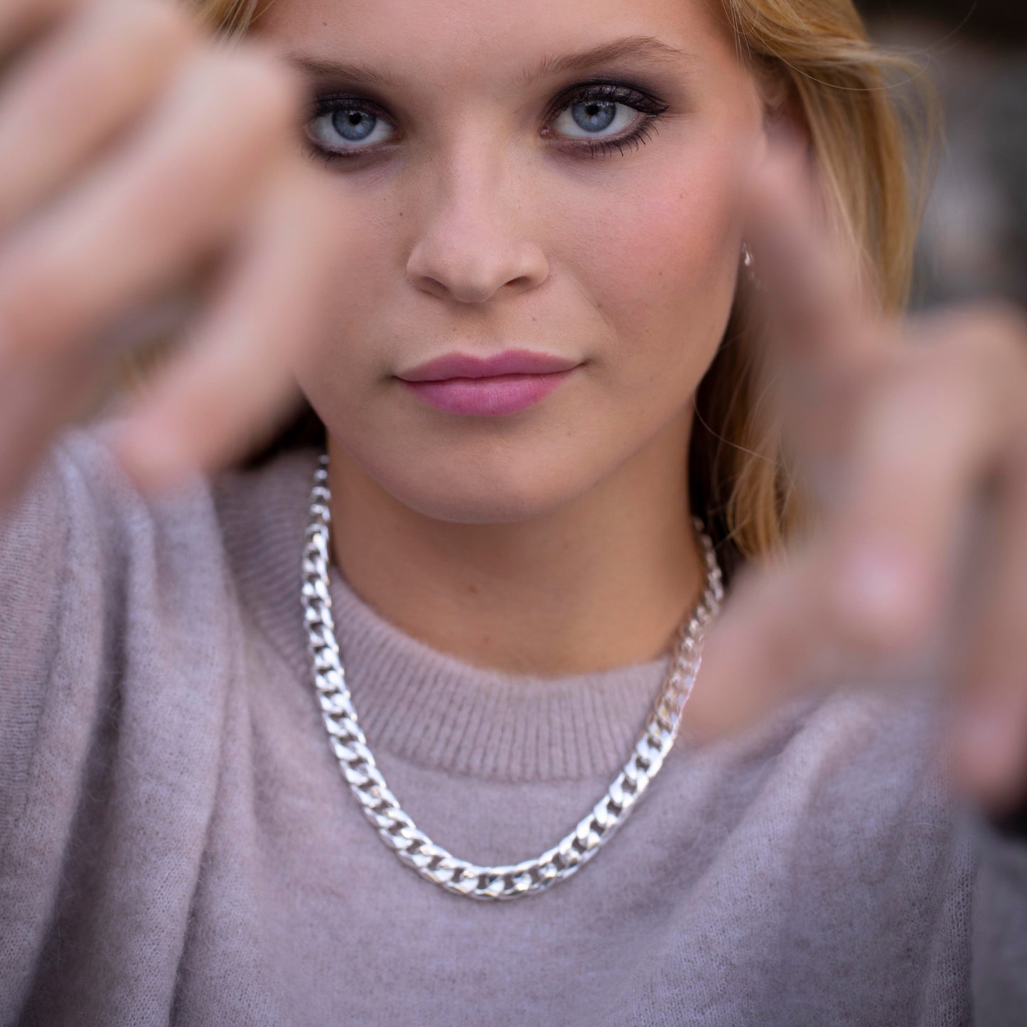 Chain Halsband - Silver