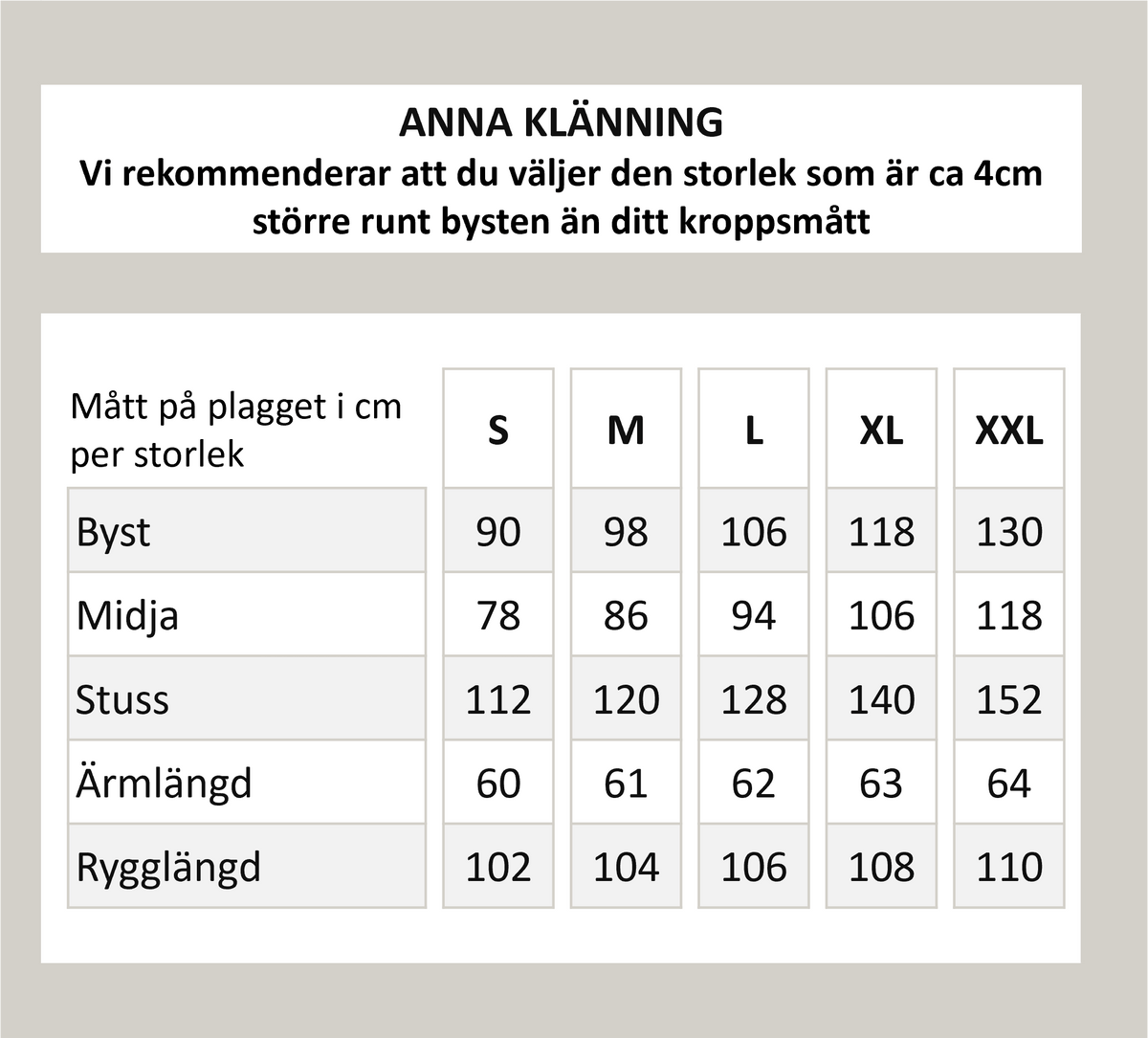 Anna klänning - Svart vit