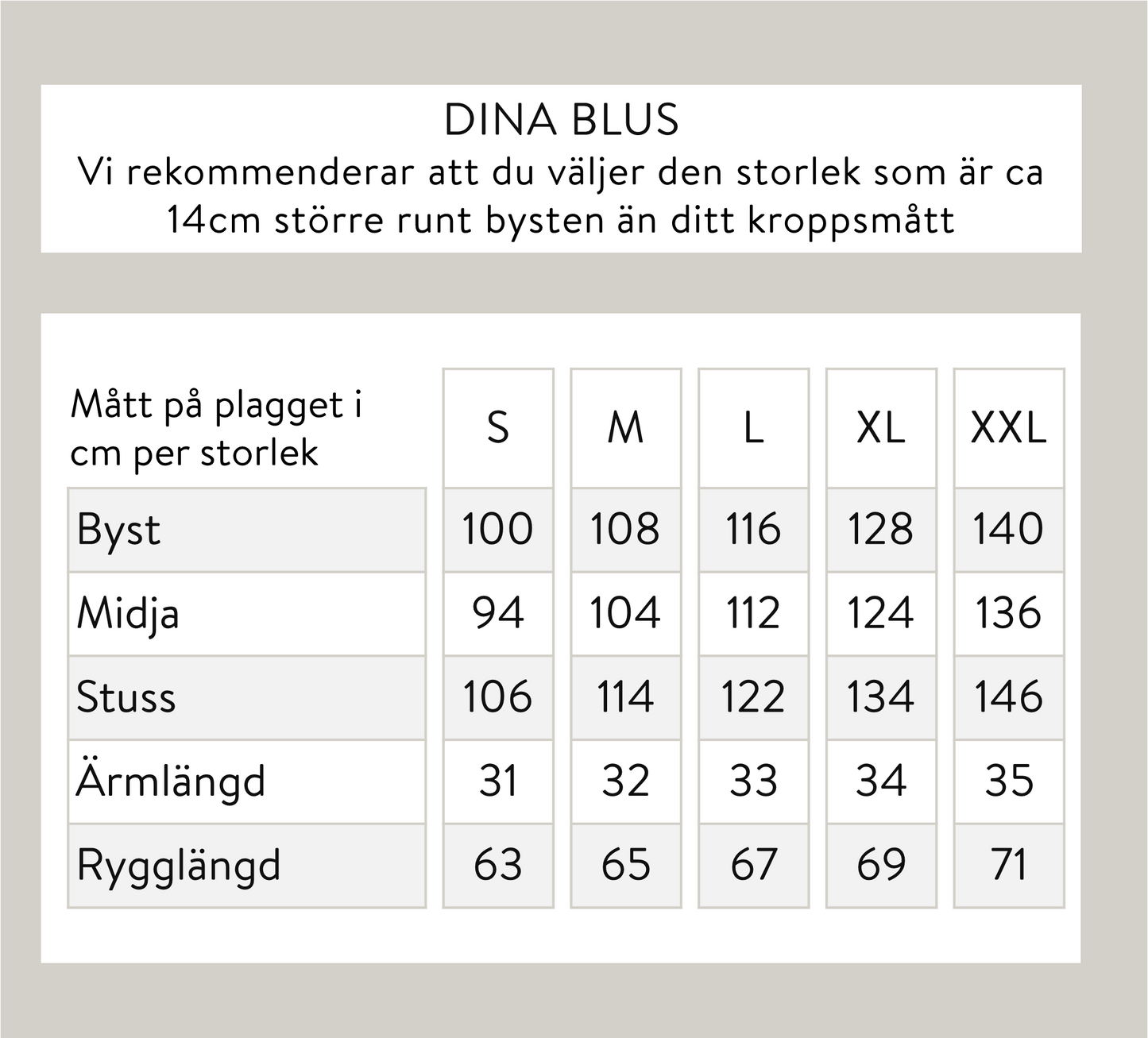Dina blus - Blå