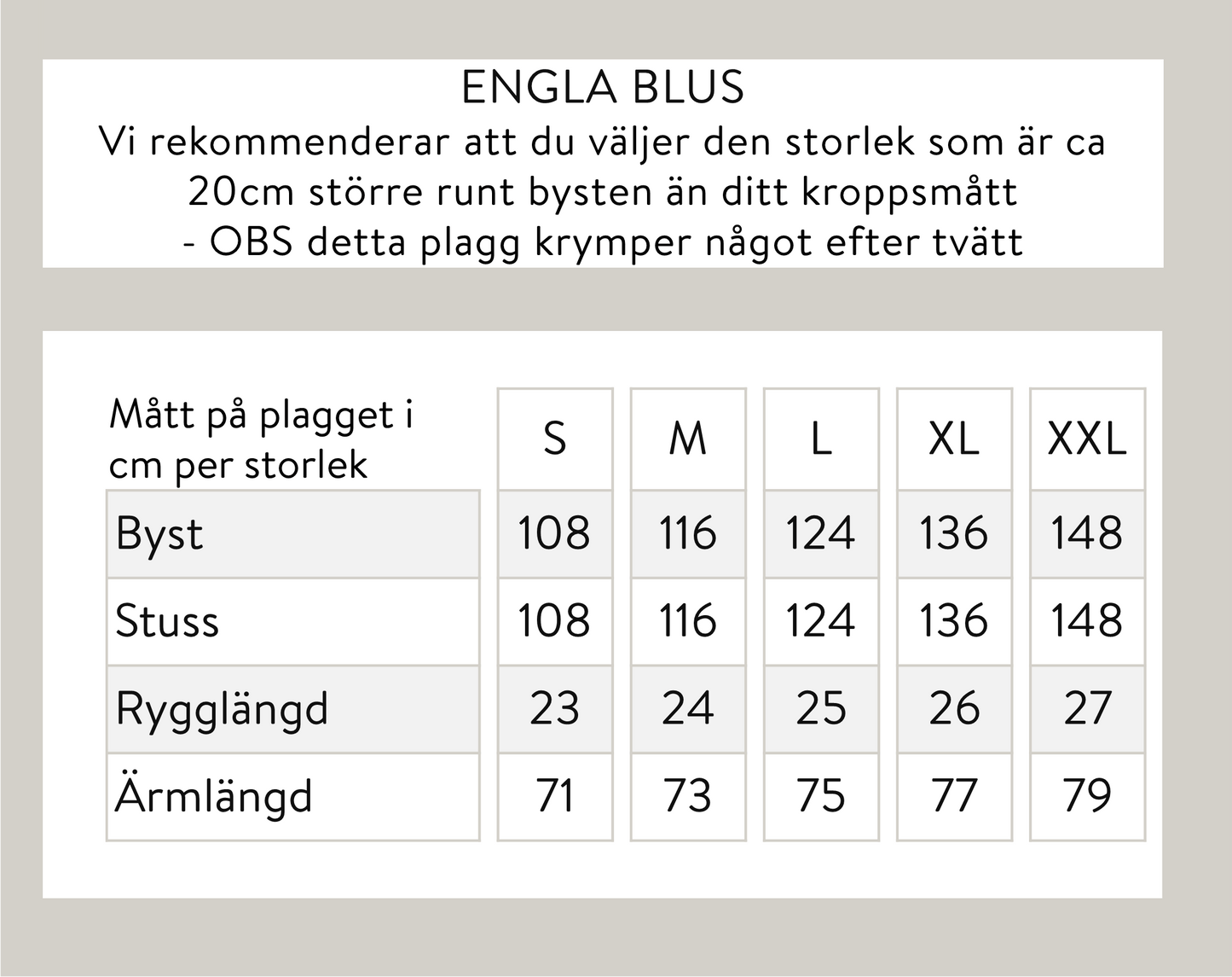 Engla pusero - valkoinen