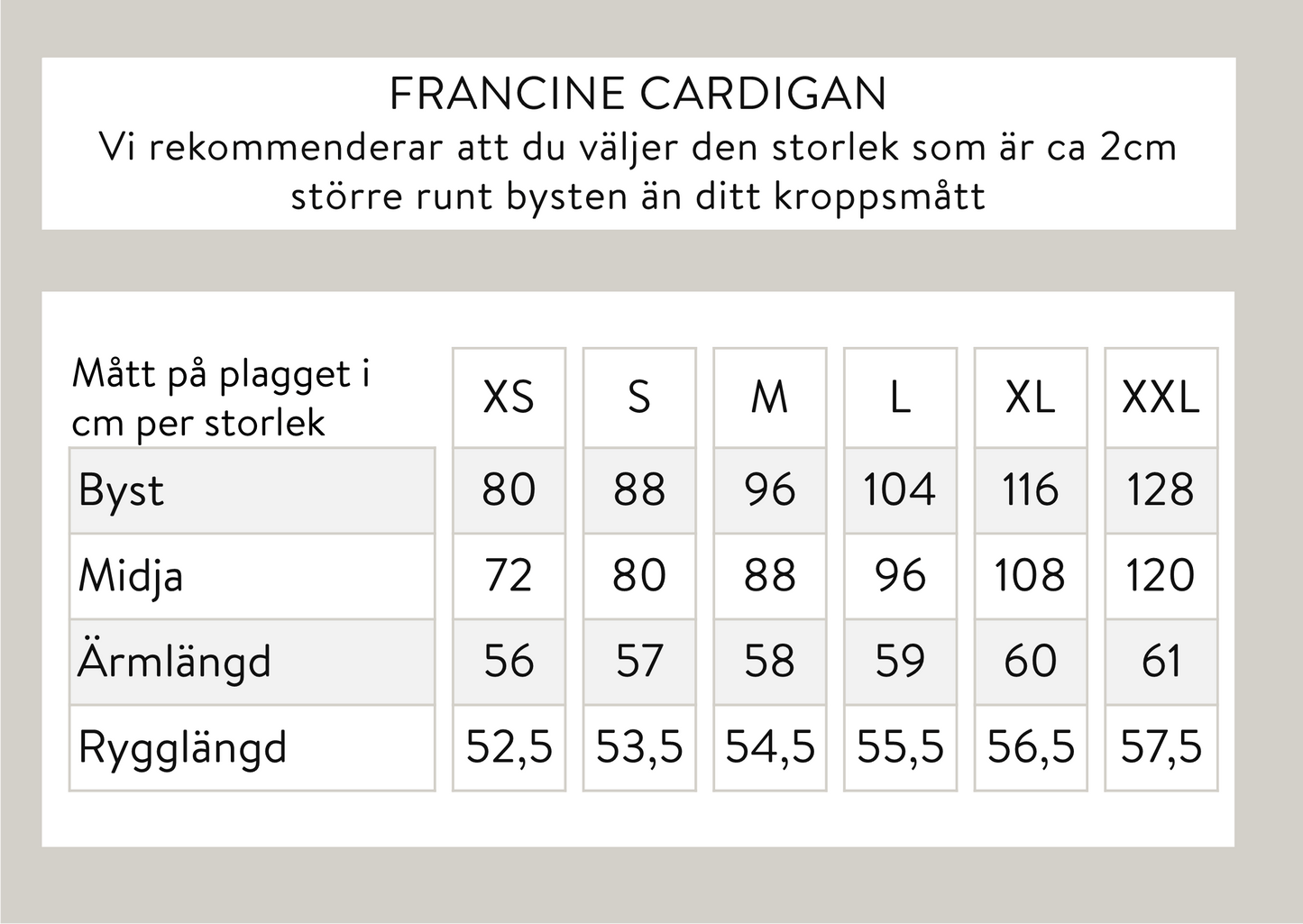 Francine cardigan - Svart