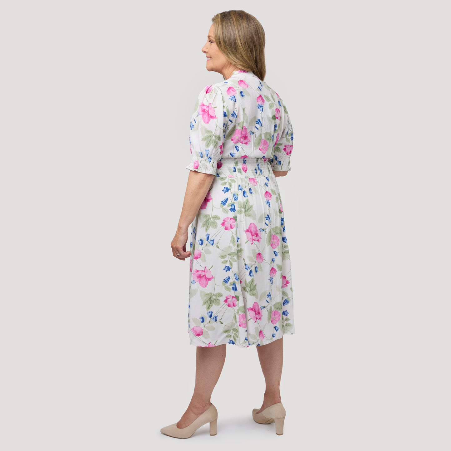 Dora klänning - blommig