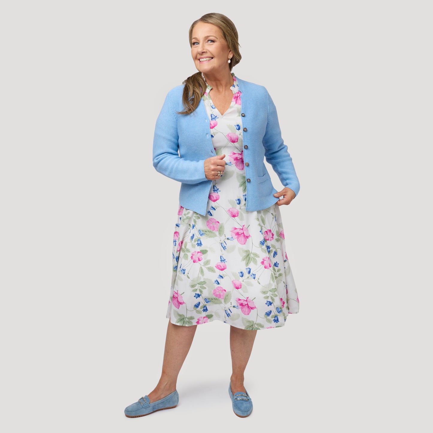Dora klänning - blommig