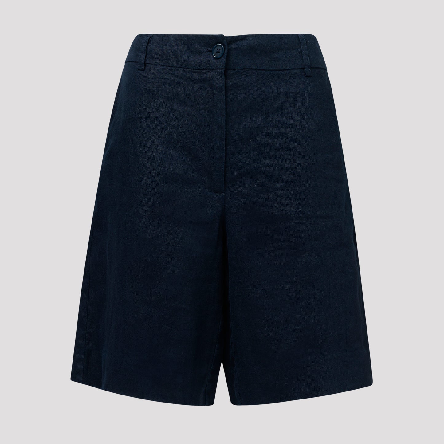 Emily linneshorts - Mörkblå