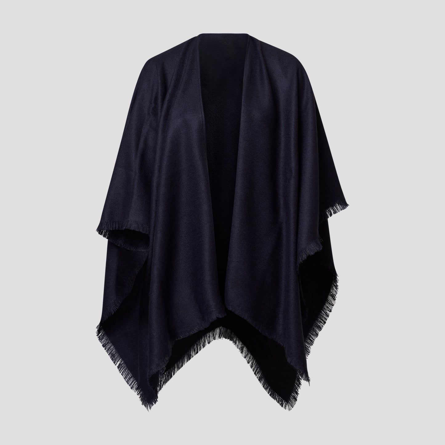 Frida poncho - Mörkblå