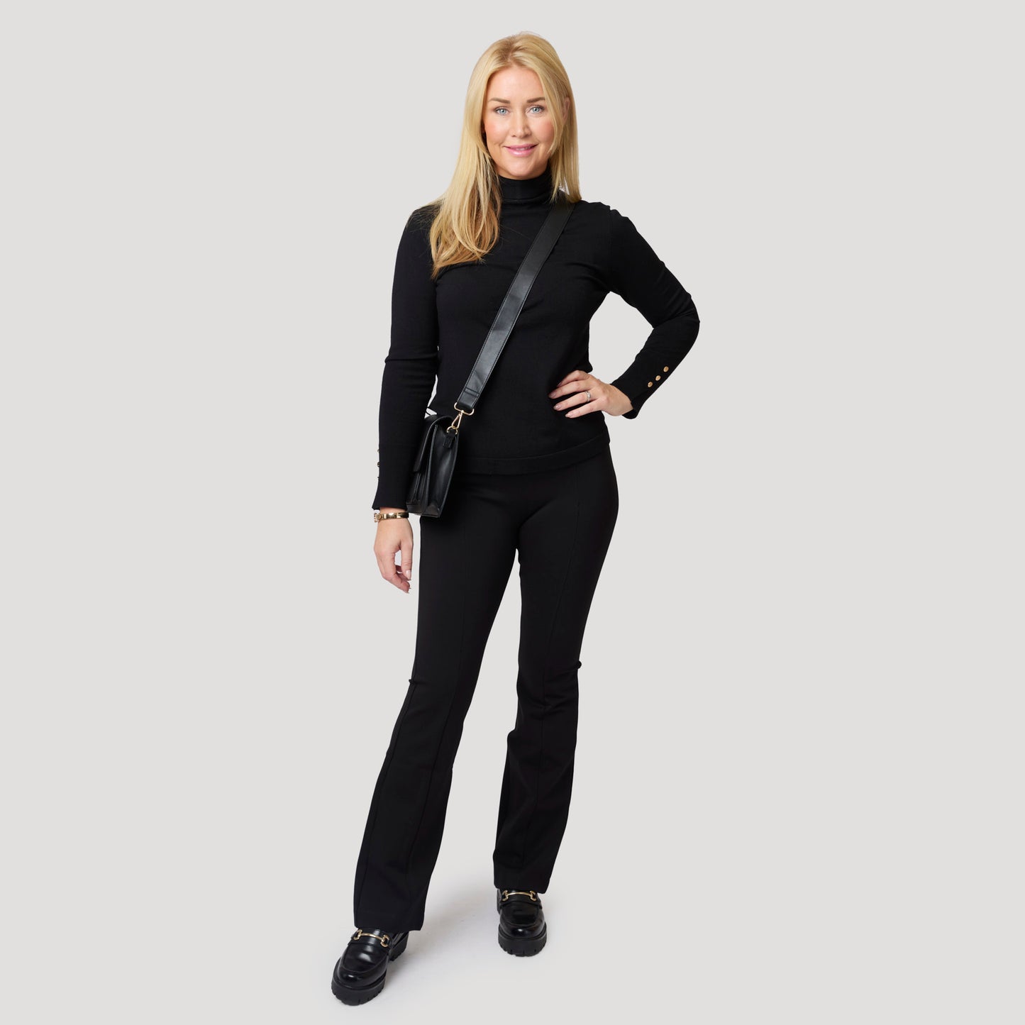 Helene polo - Svart