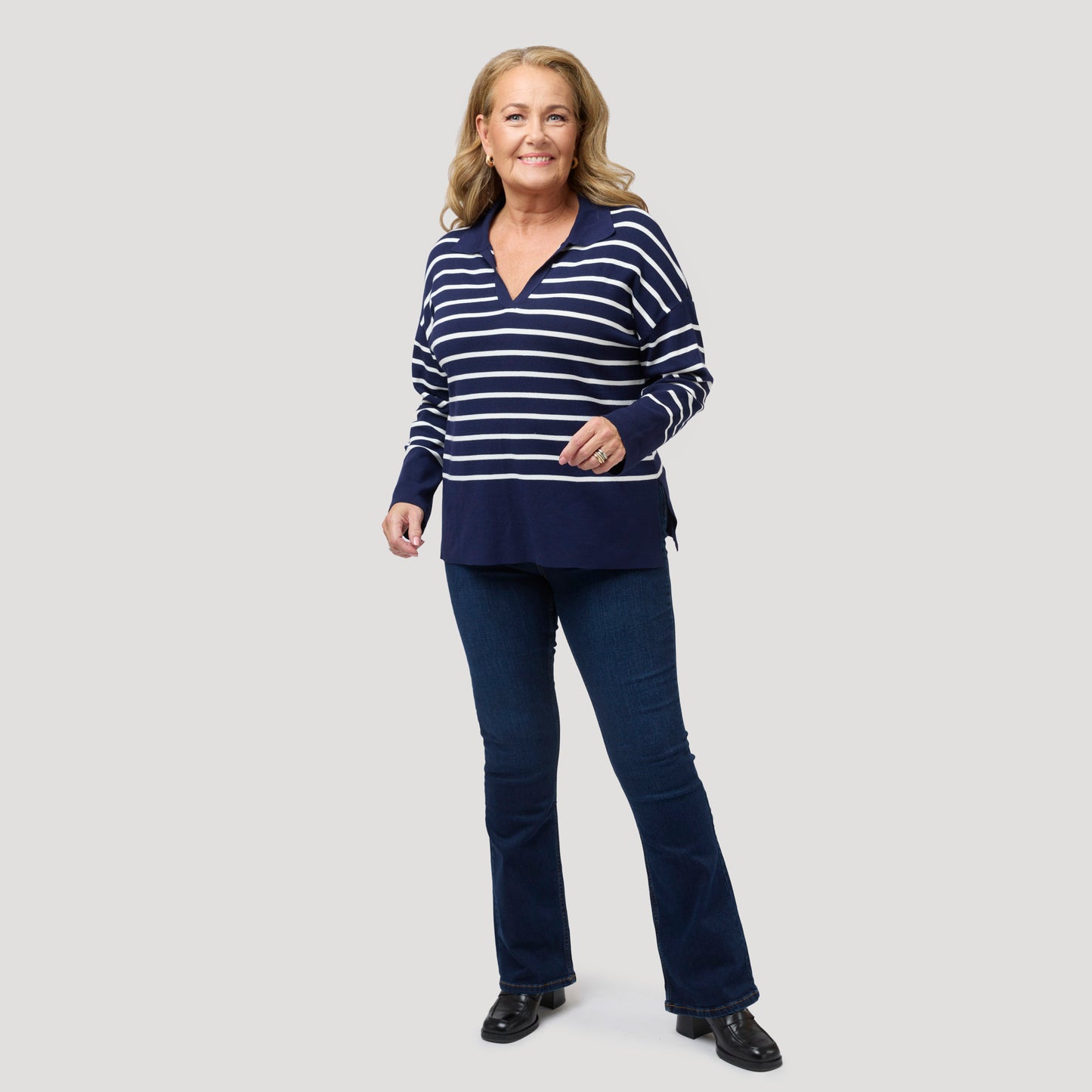 Irma villapaita - Tummansininen