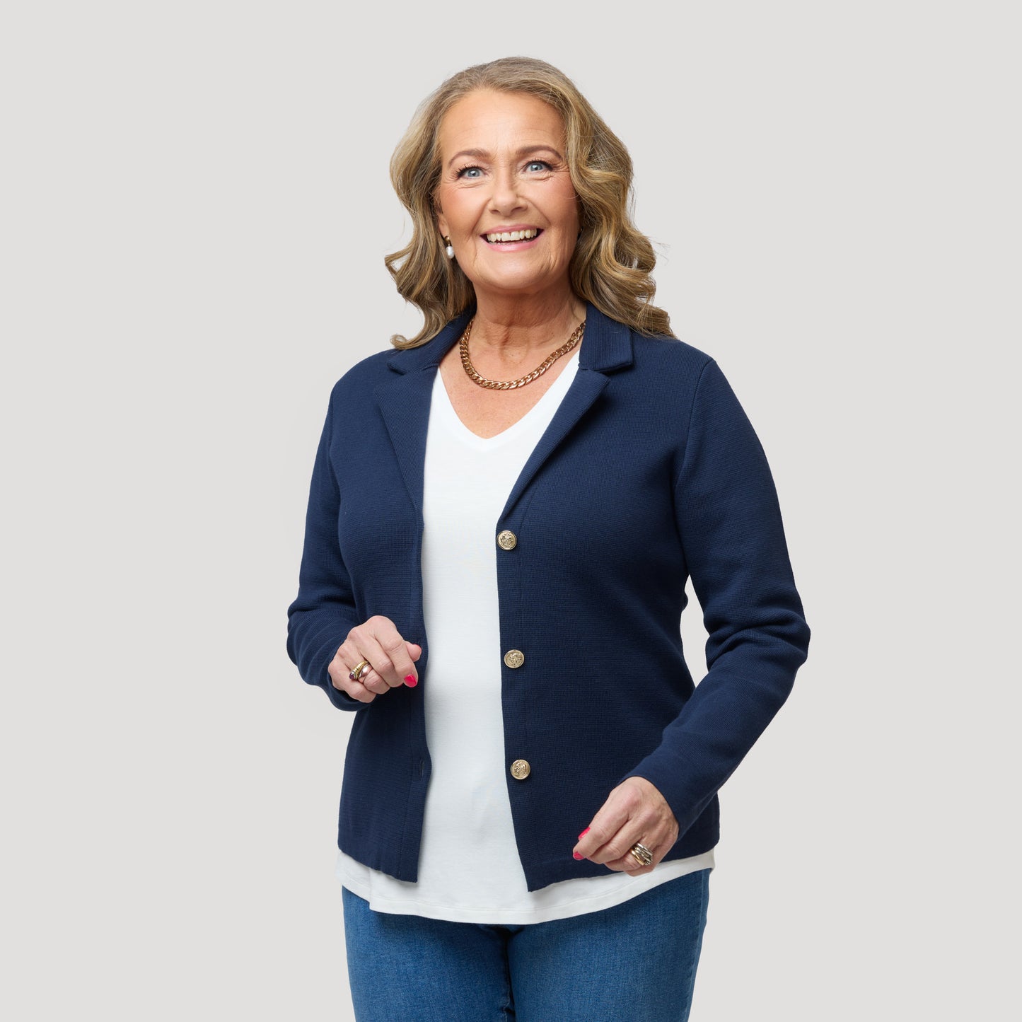 Jackie cardigan - Mörkblå