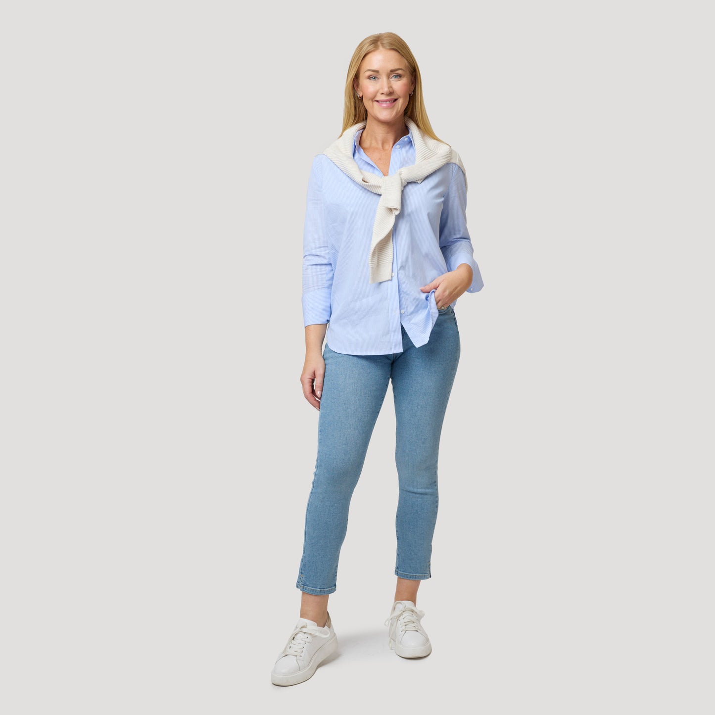 Jessica jeans - Ljusblå