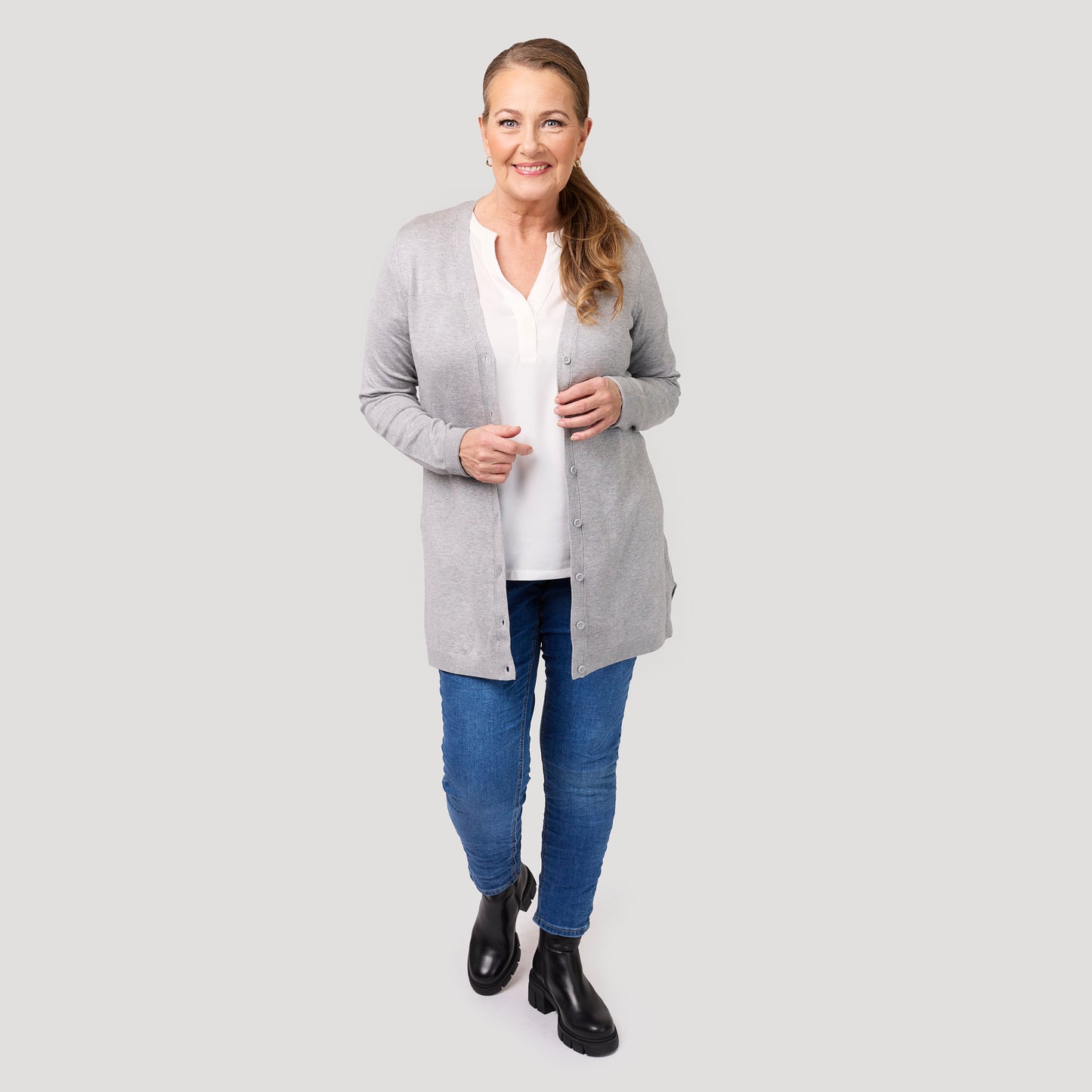 Jossan cardigan - Grå