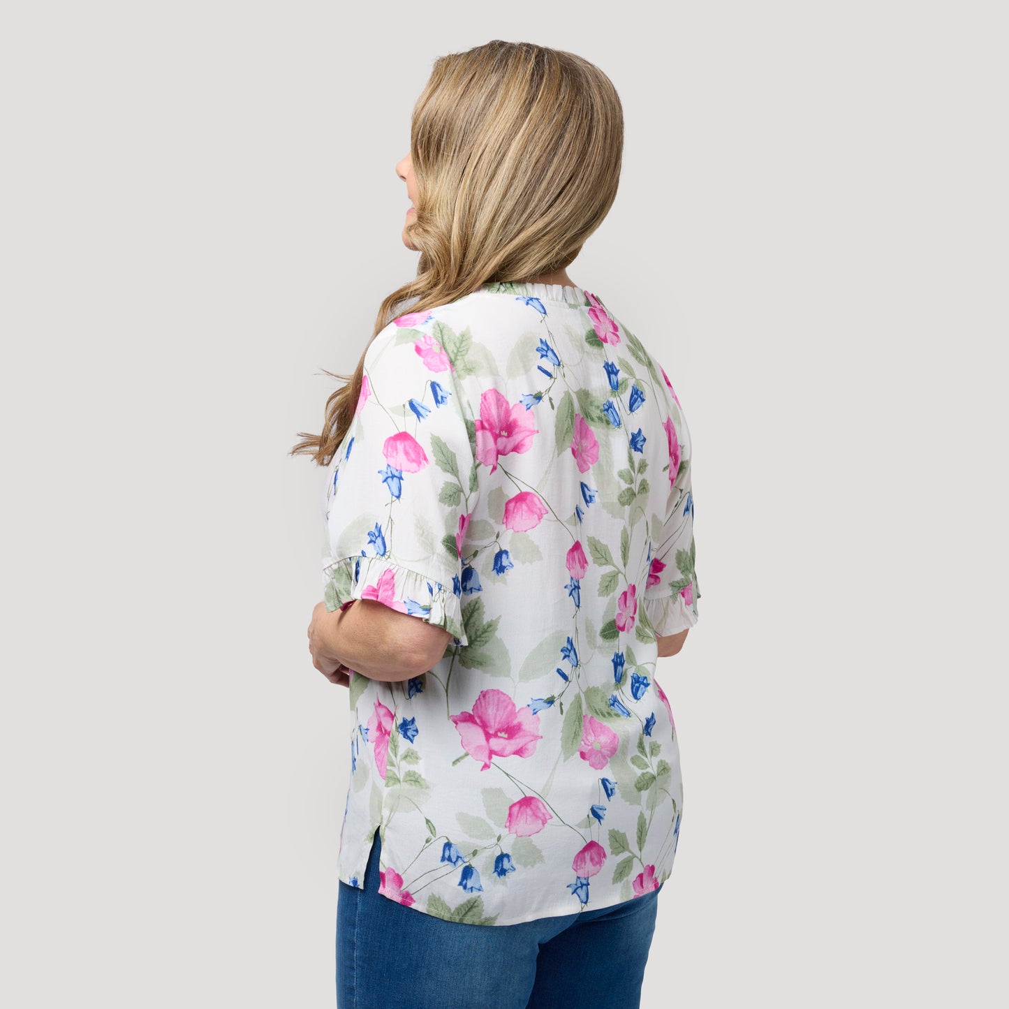 Mia blus - Blommig