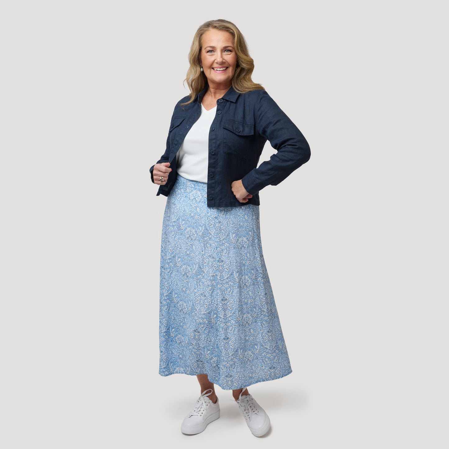 Mia kjol - Blå