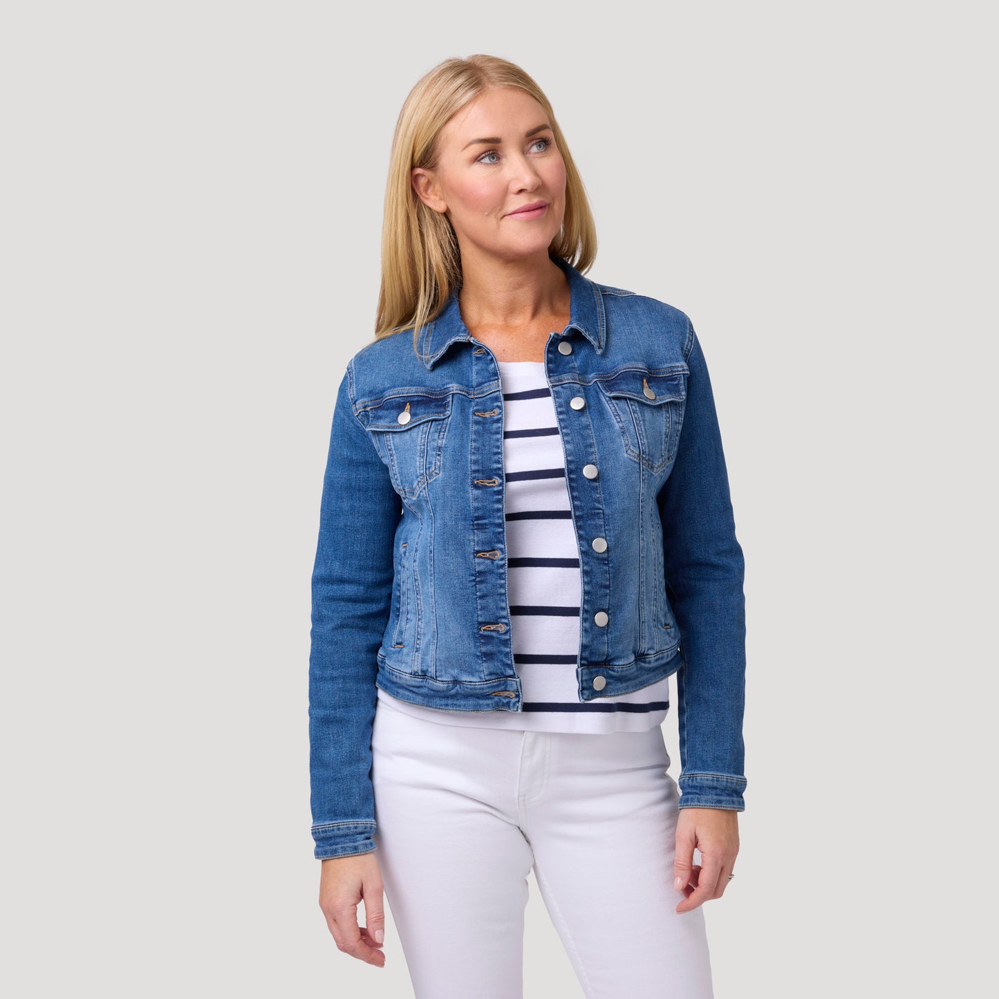 Monica jeansjacka - Blå