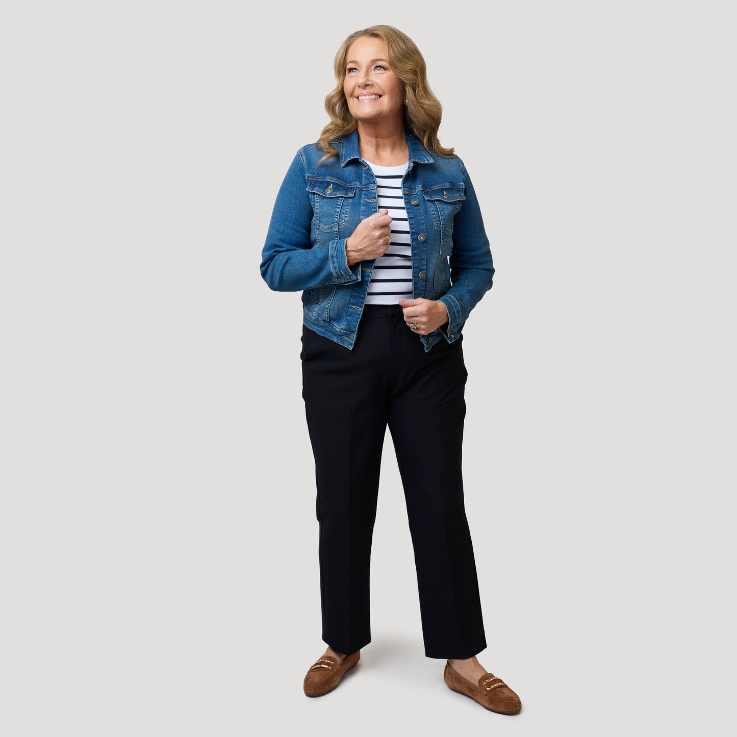 Monica jeansjacka - Blå