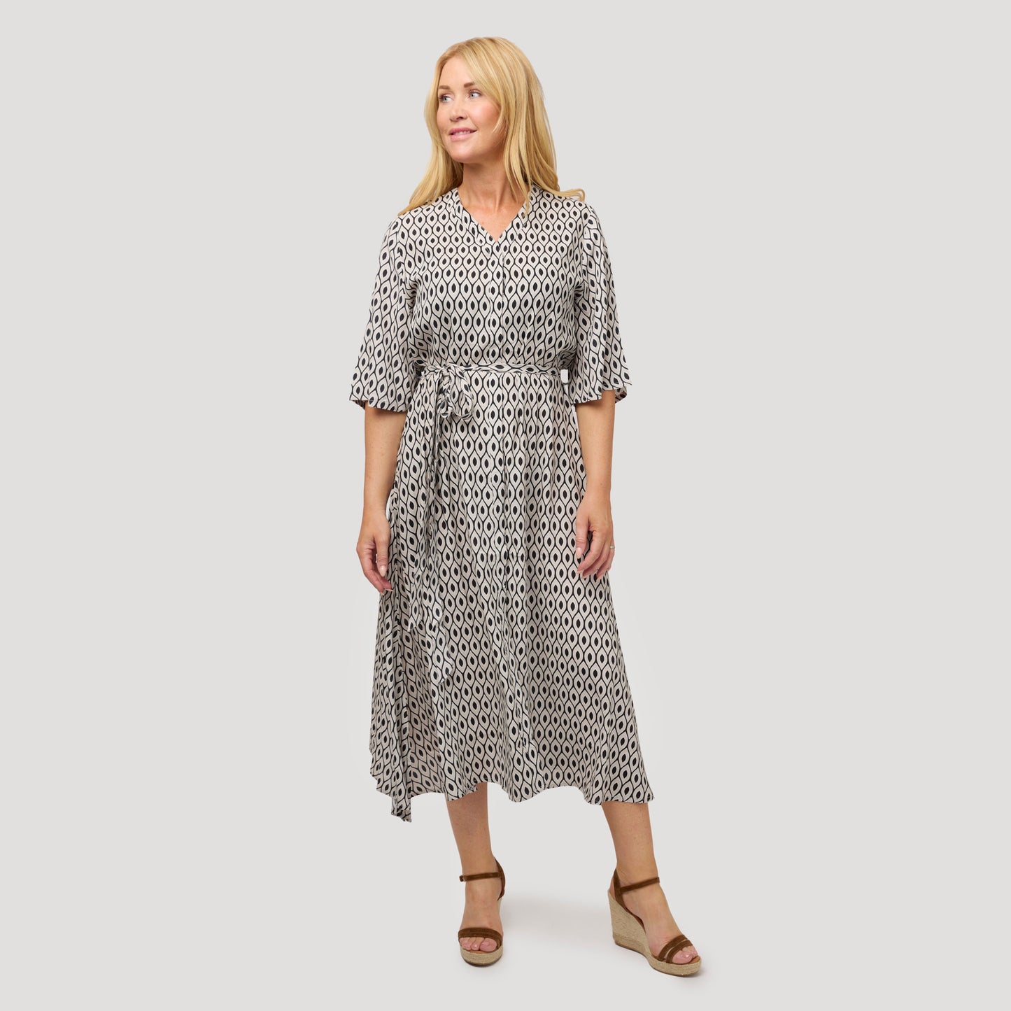 Rosanne klänning - Beige