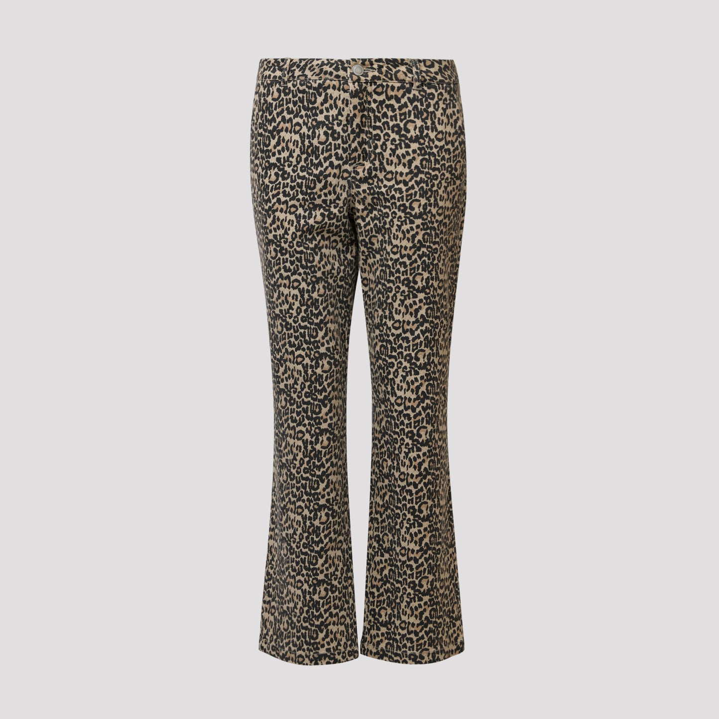 Shiela suorat housut - Leopard