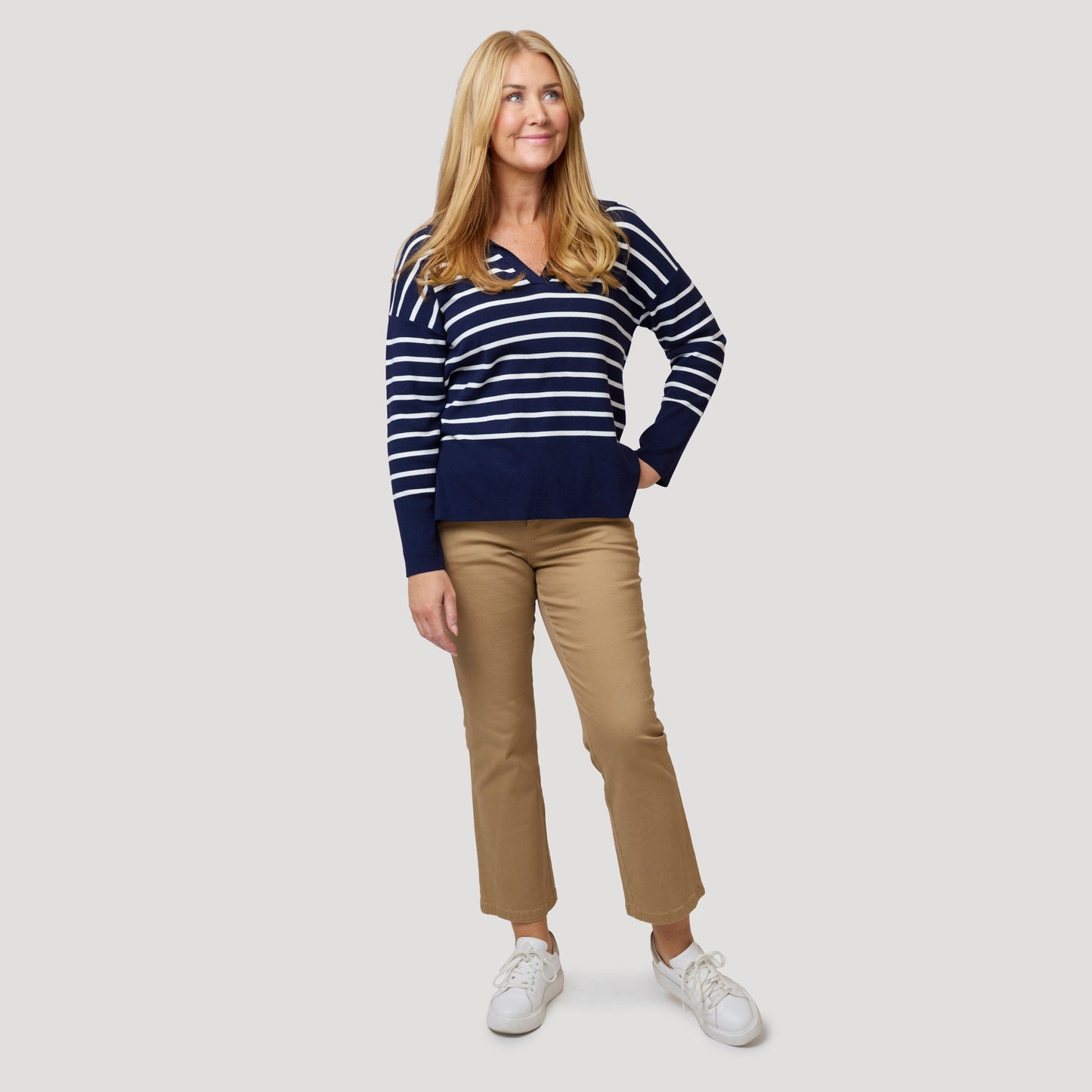 Shiela Straight Pants - beige