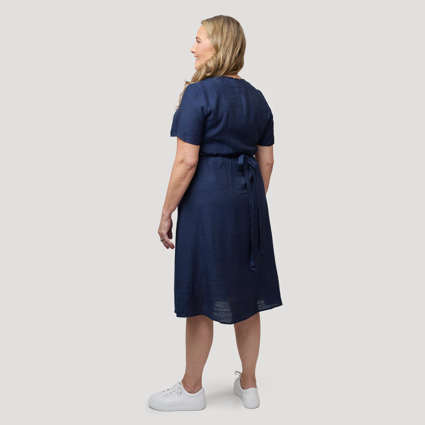 Sofi klänning - Mörkblå