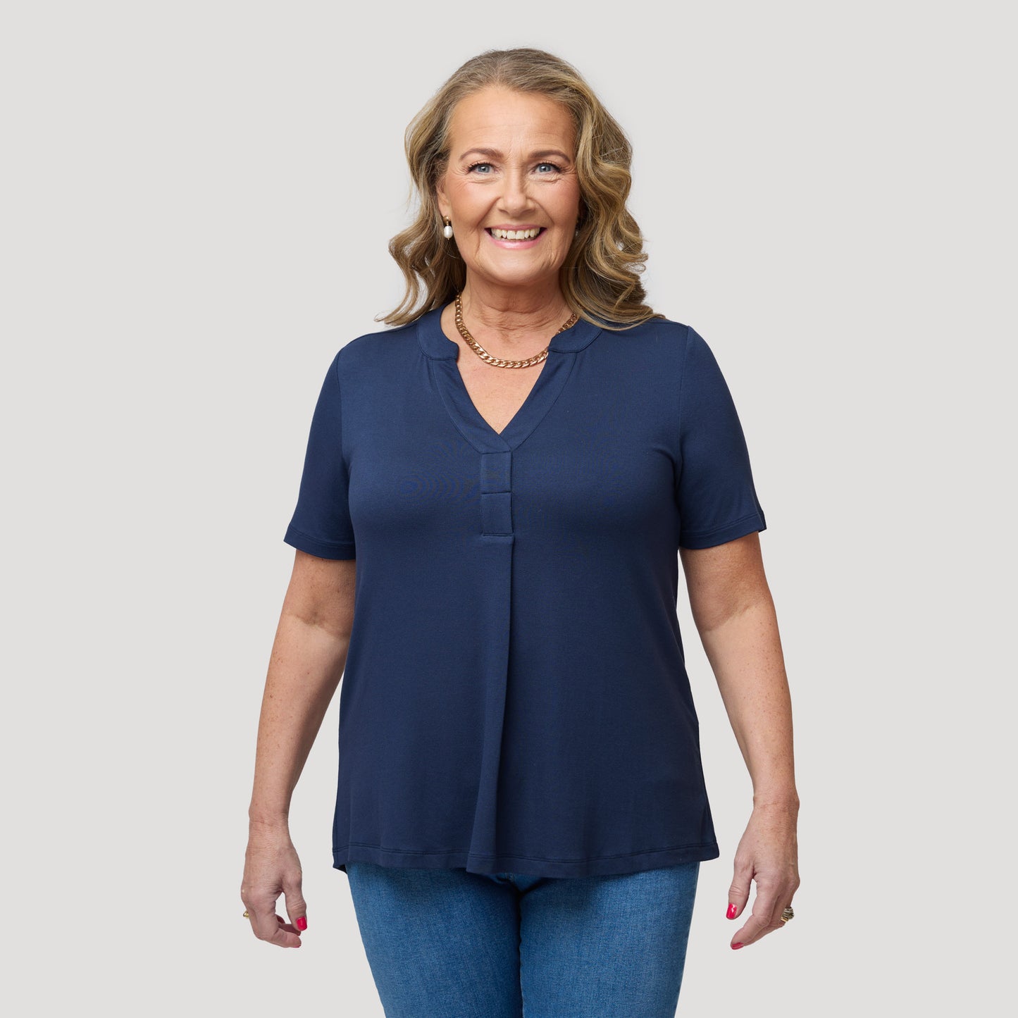 Ylva topp - navy