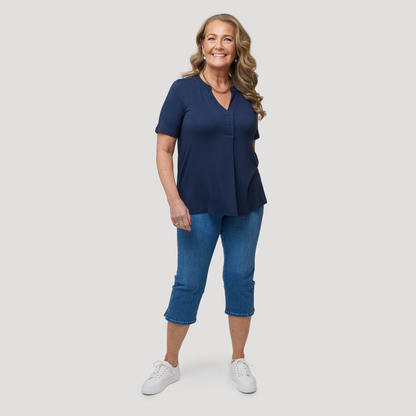 Ylva topp - navy