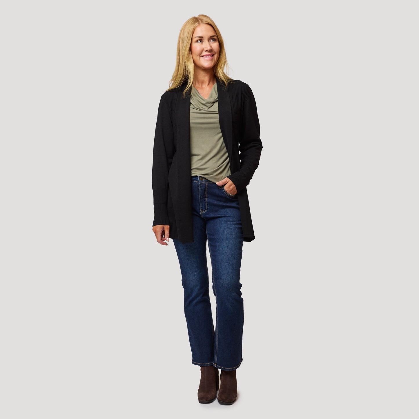 Evelyn cardigan - Svart