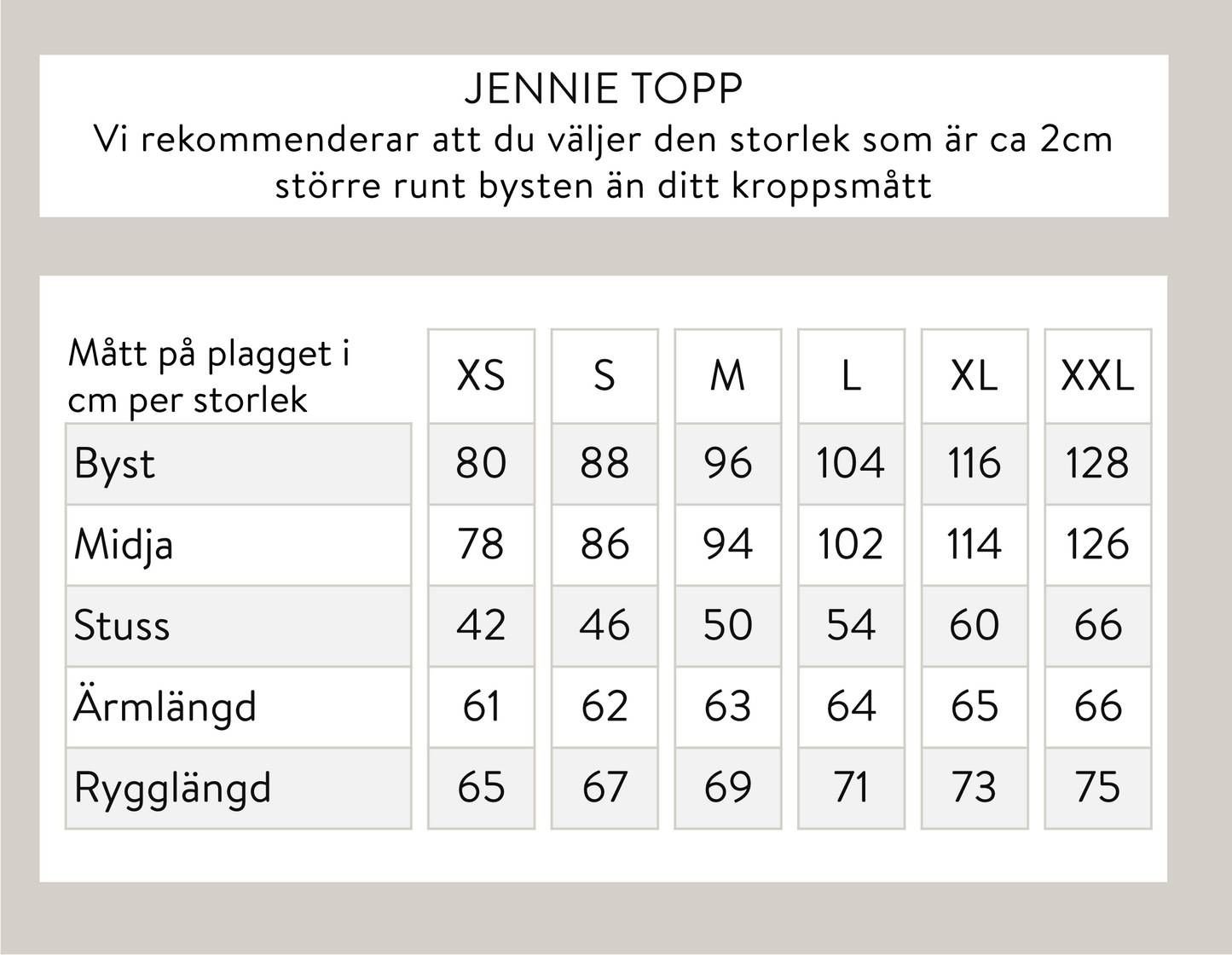 Jennie topp - Grön