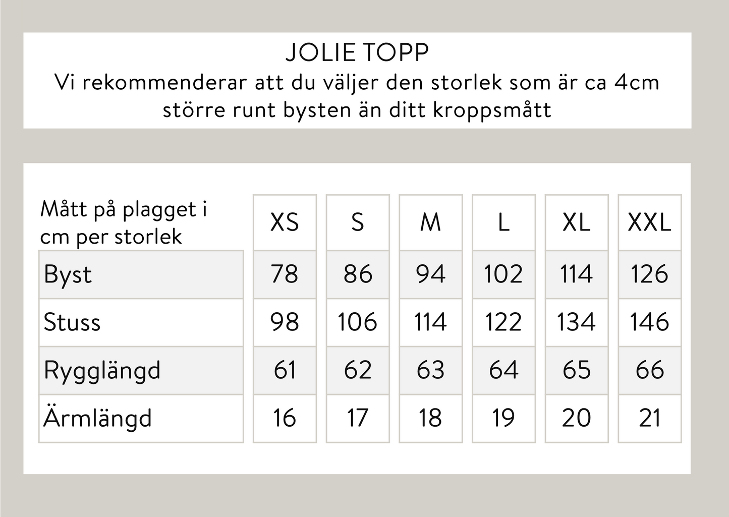 Jolie t-paita - beige
