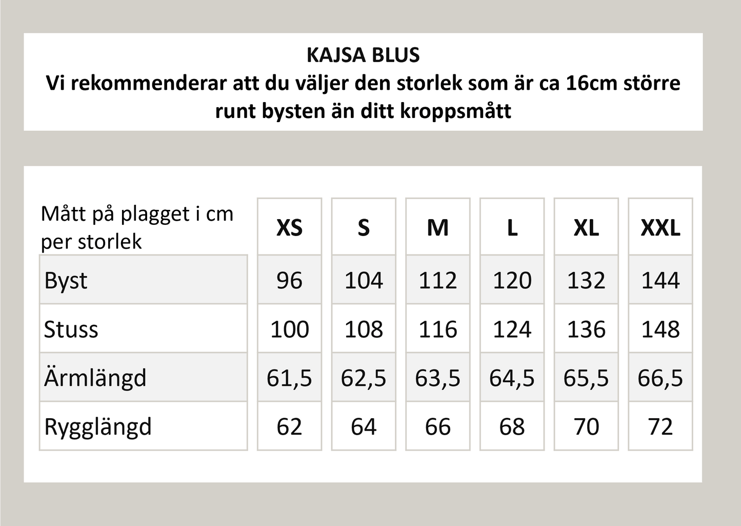 Kajsa blus - Blå