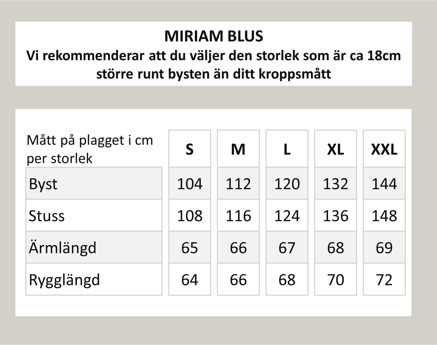 Miriam blus - Beige