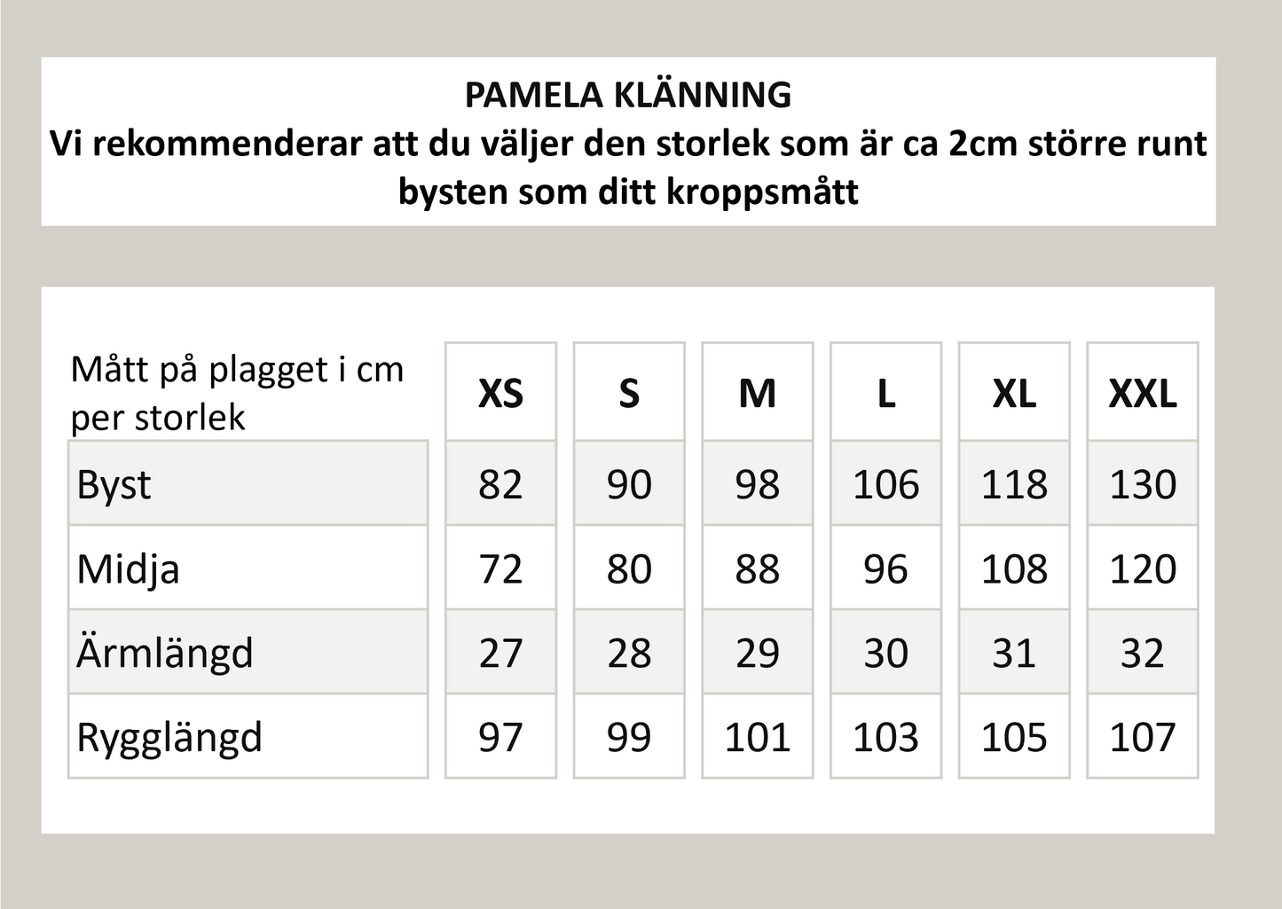 Pamela-mekko - Musta