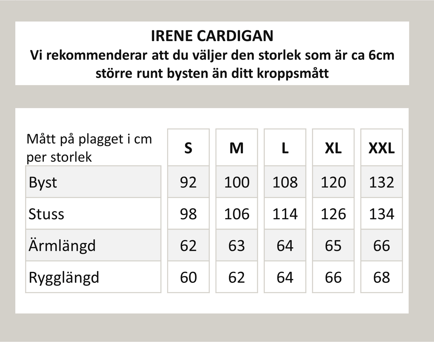Irene-neuletakki - Musta