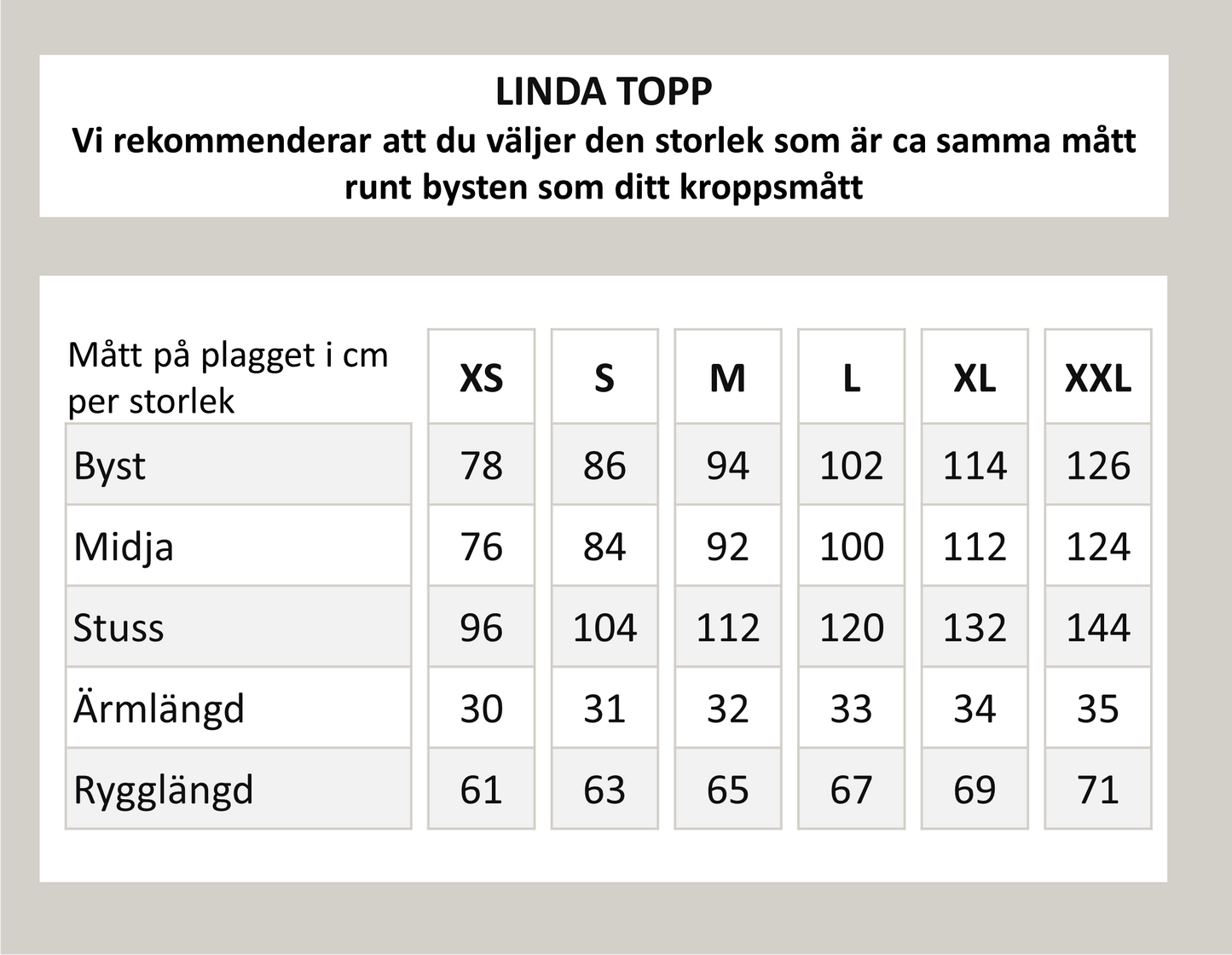 Linda topp - Flerfärgad