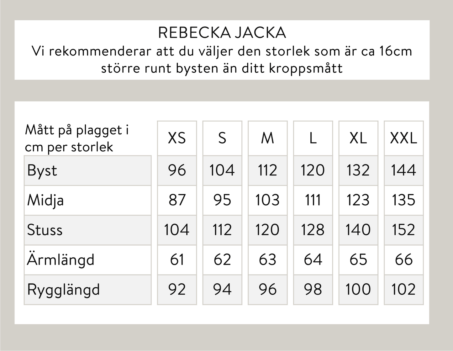 Rebecka-takki - Tummansininen