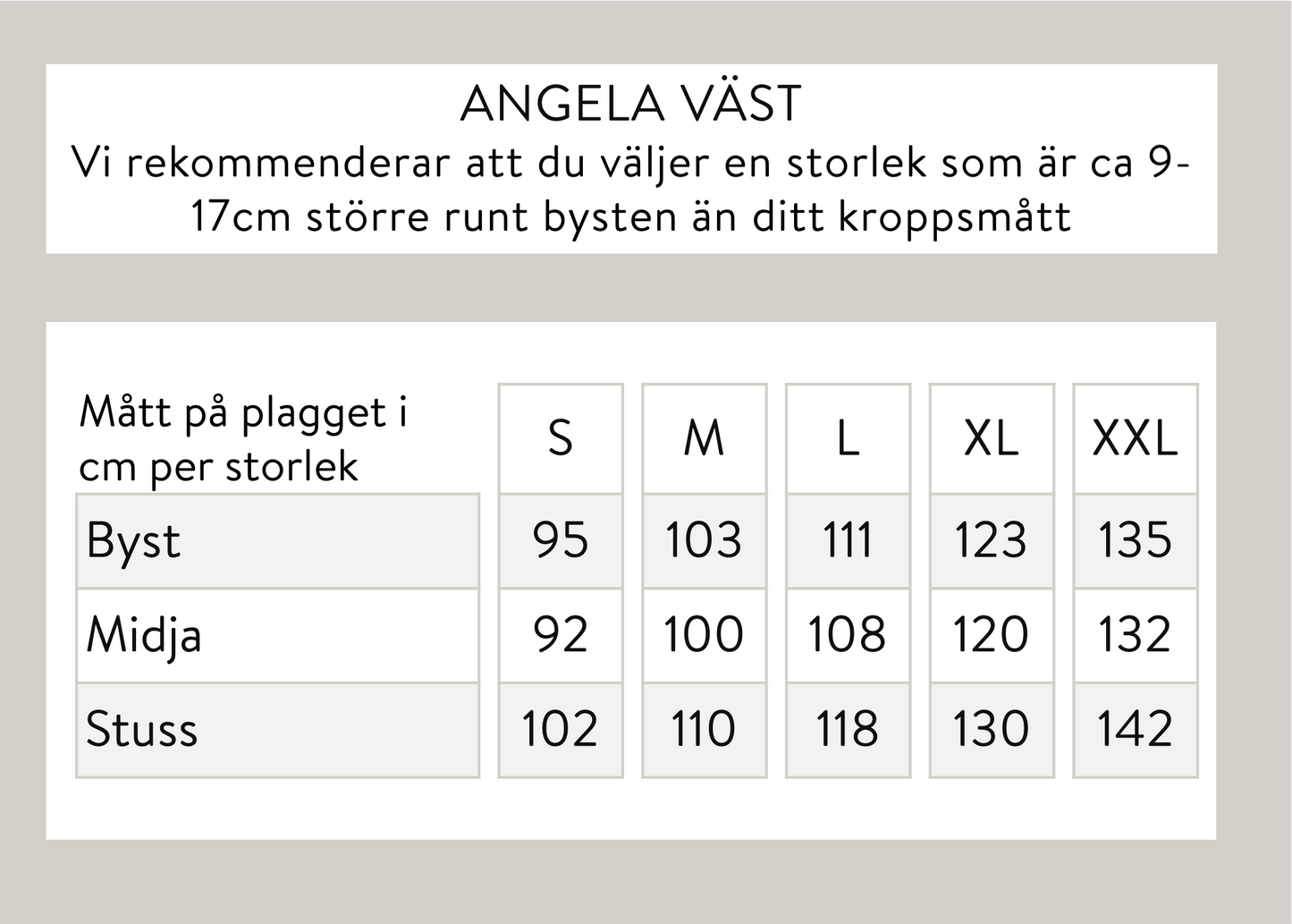 Angela väst - brun