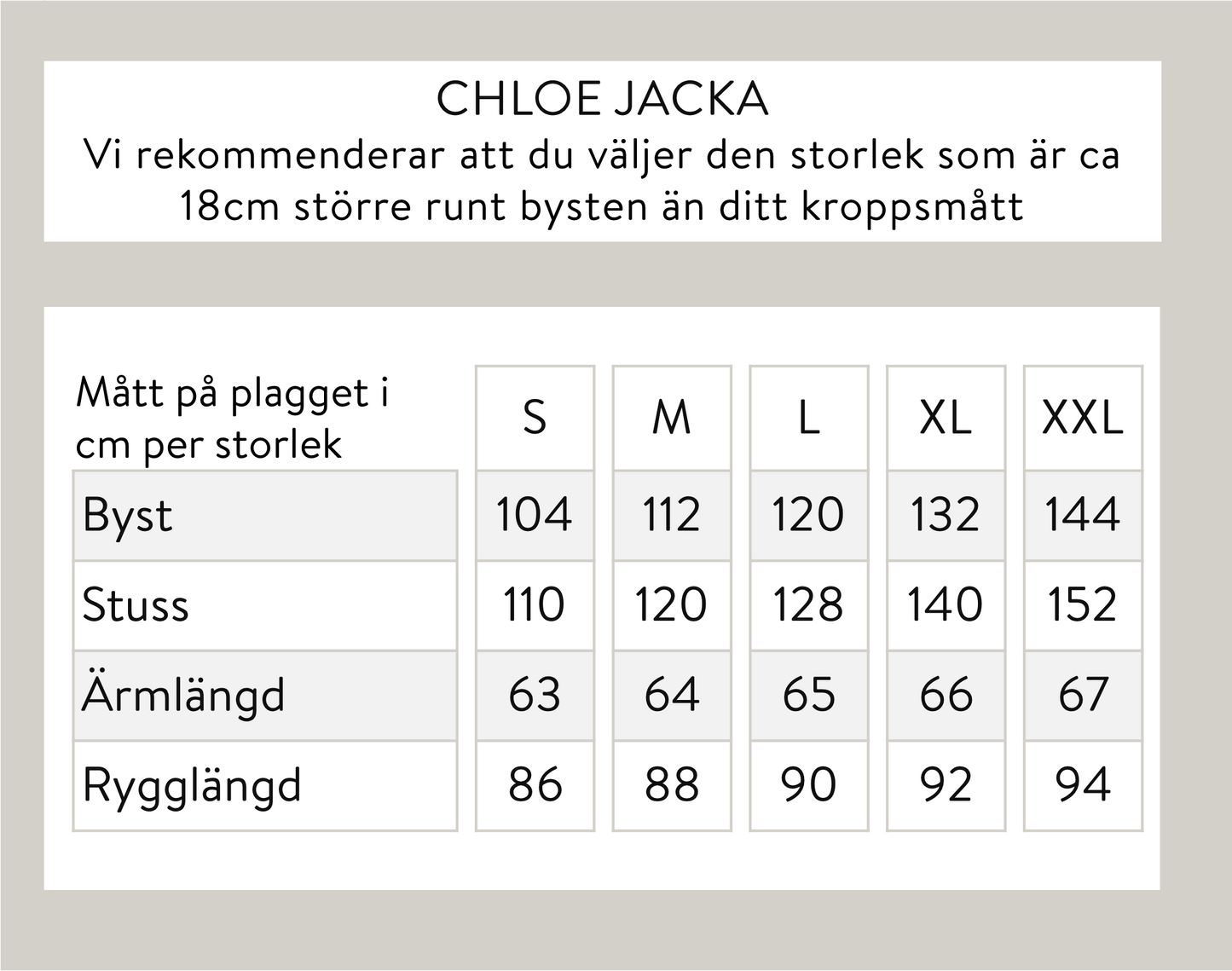 Chloe jacka - svart