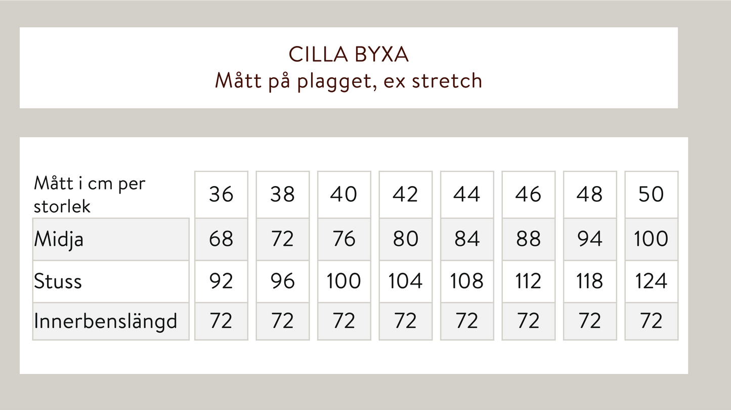Cilla farkut - sininen