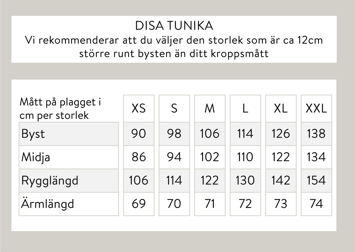 Disa tunika - Svart