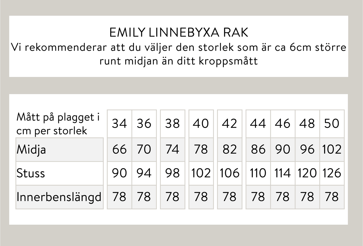 Emily pellavahousut suorat - valkoinen