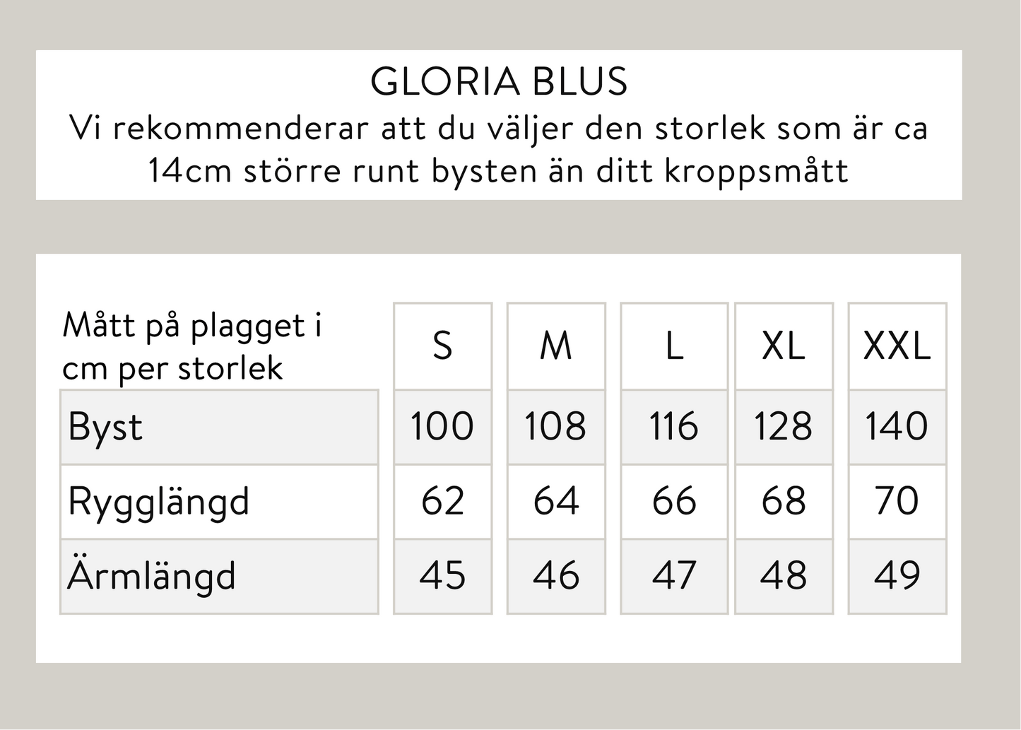 Gloria blus - Svart