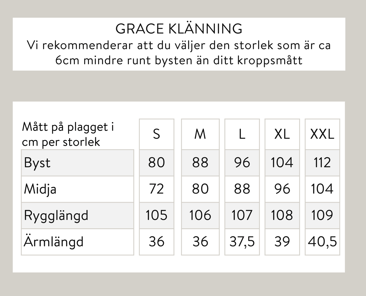 Grace klänning - svart