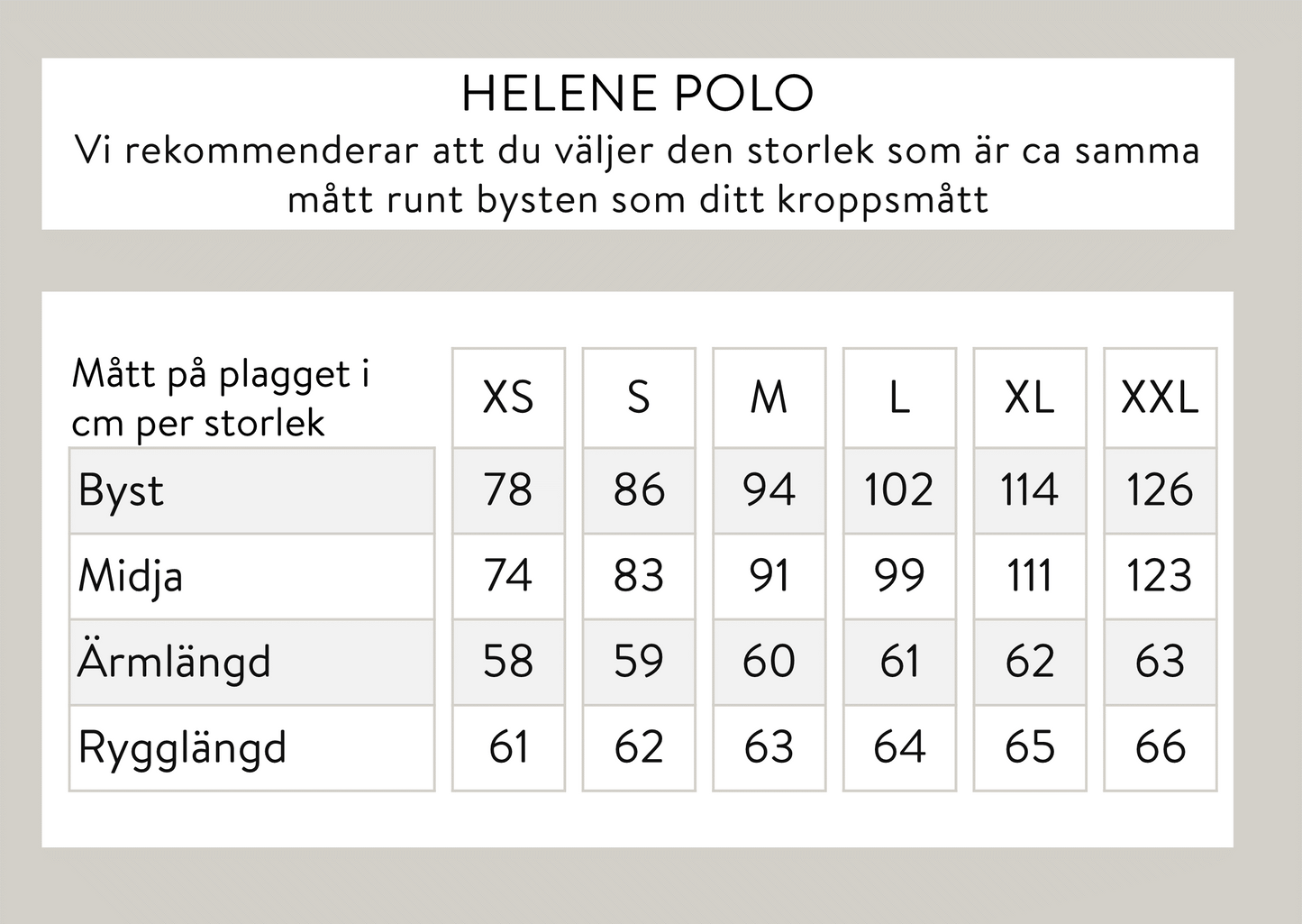 Helene polo - Svart