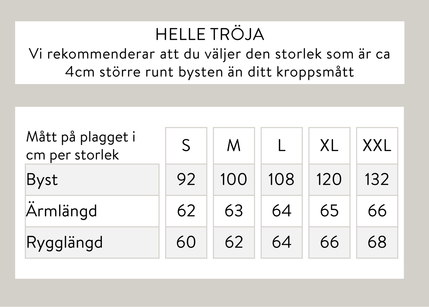 Helle tröja - vit