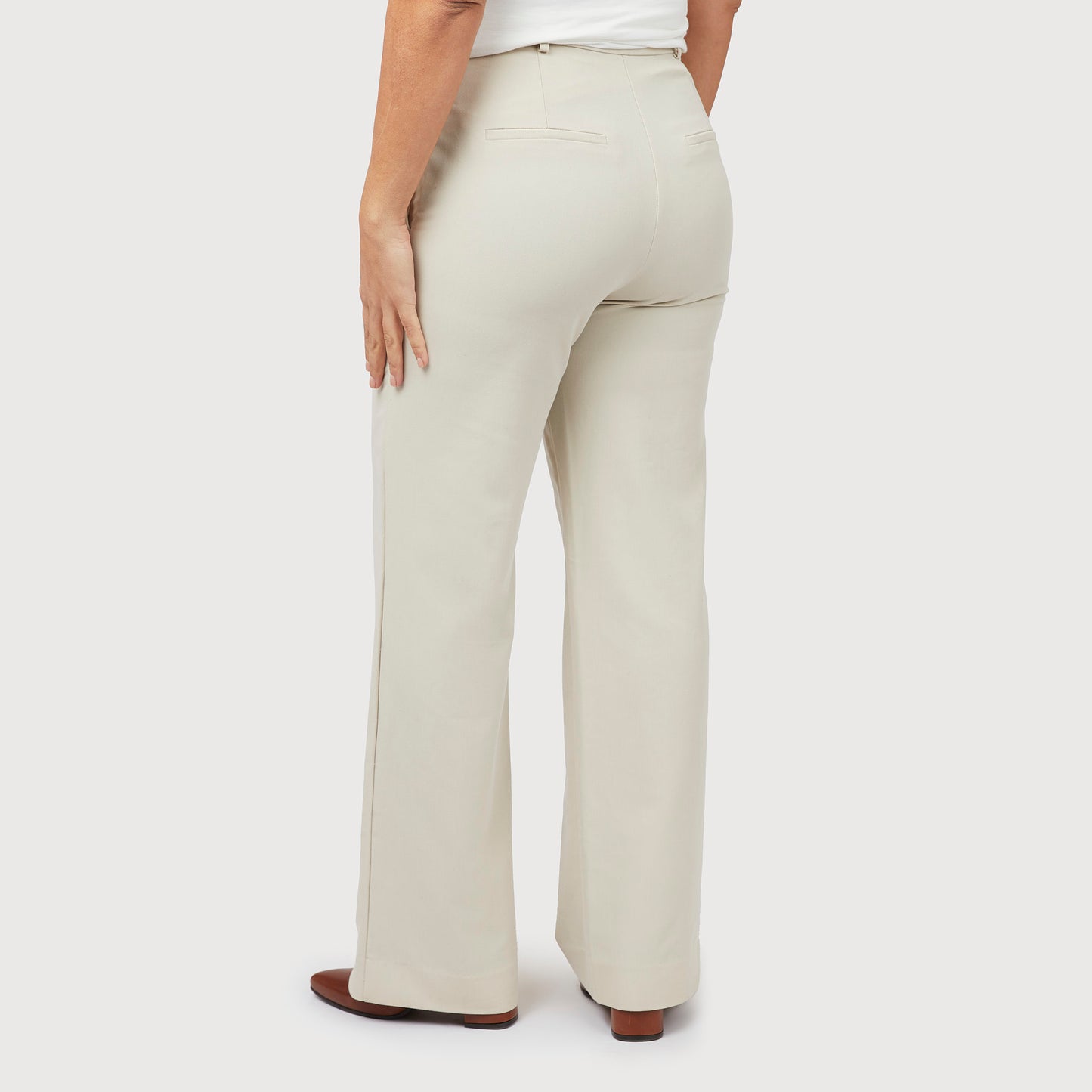 Callie suorat housut - beige