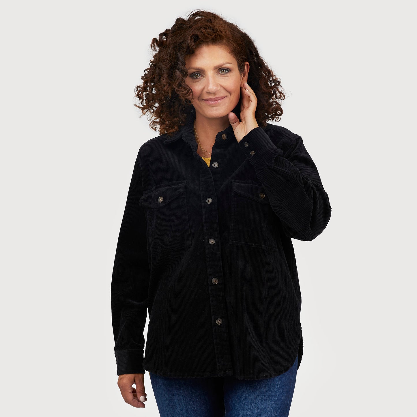 Cora overshirt - Svart