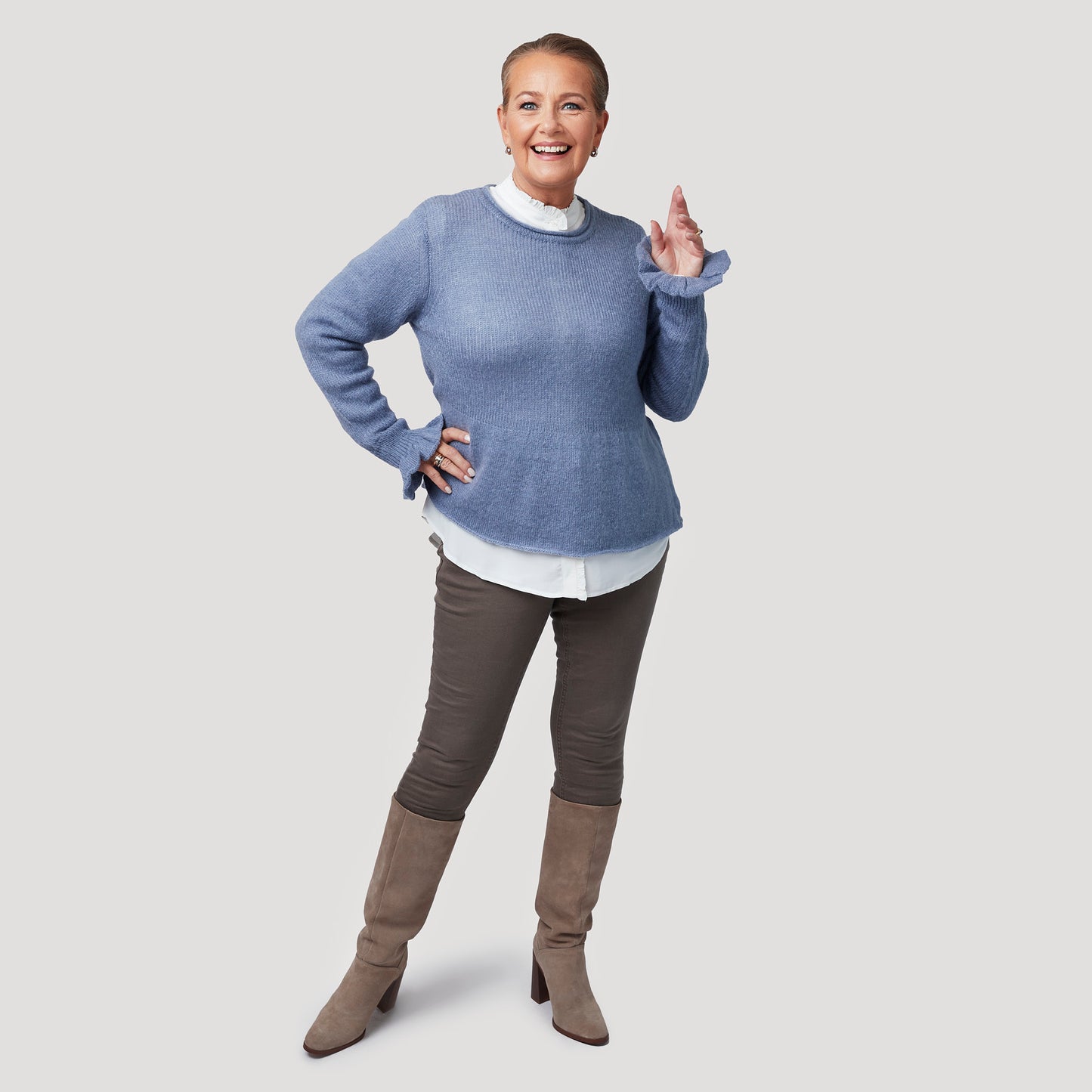 Estelle villapaita - sininen