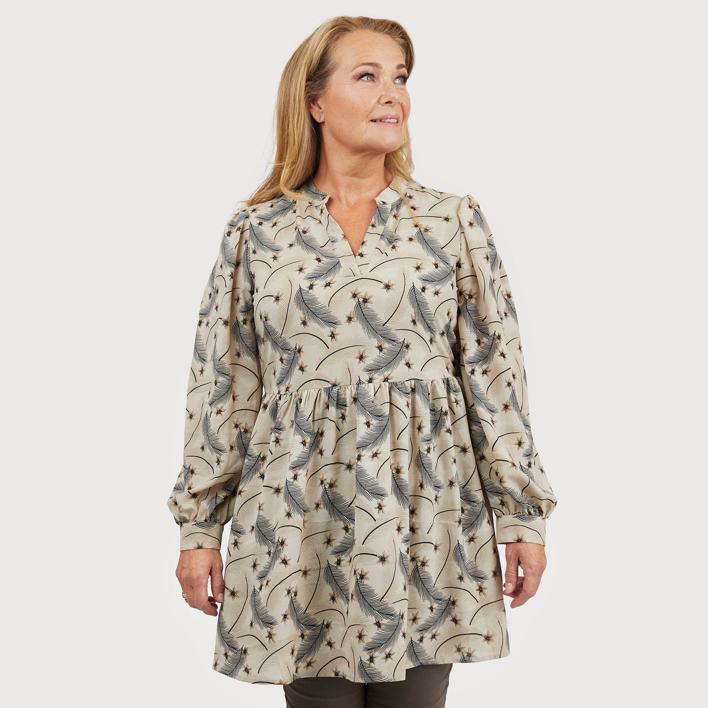 Jeanette tunika - beige