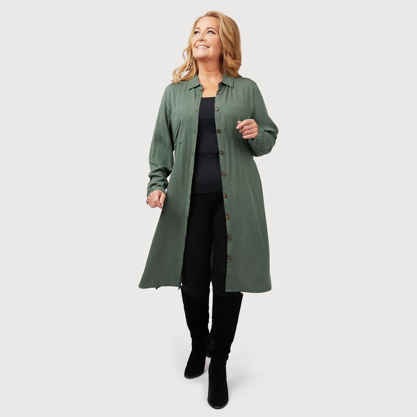 Johanna klänning - Grön