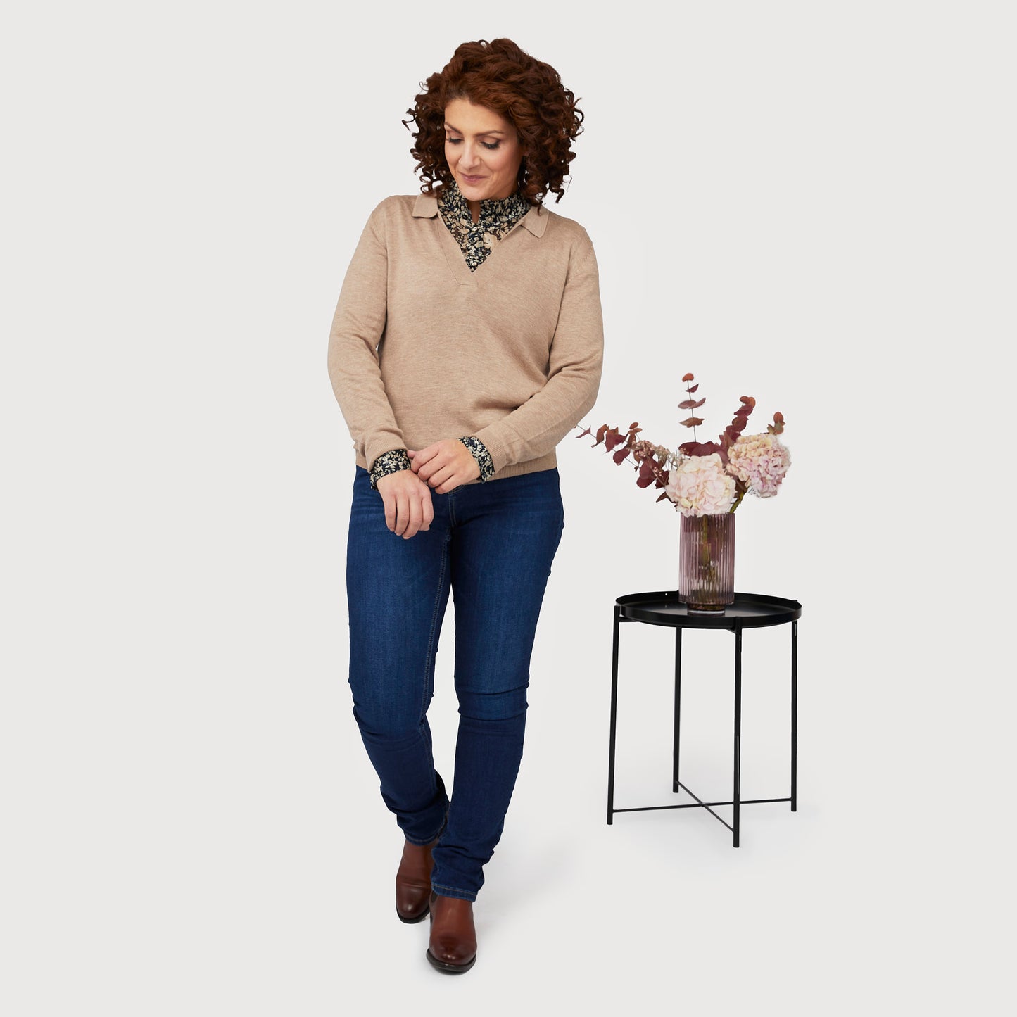 Karro neulepusero - beige