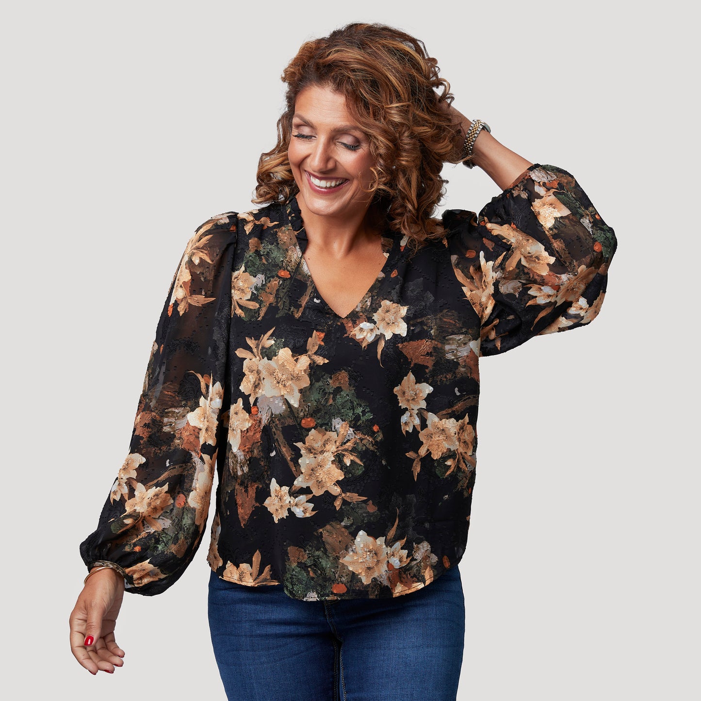 Katherine blus - svart