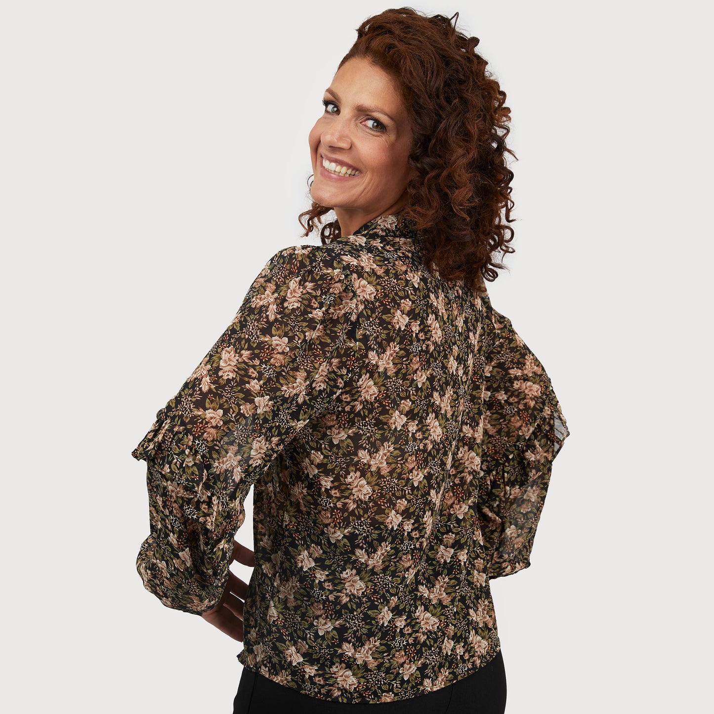 Marie blus - Svart